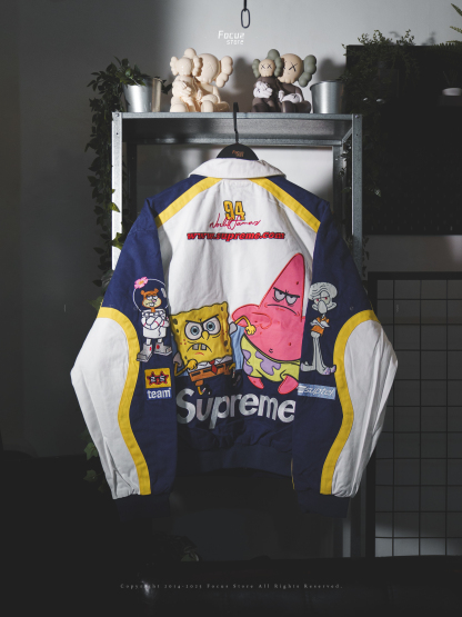  Spongebob Squarepants x SS25 Week11 Jeff Hamilton Racing Jacket 