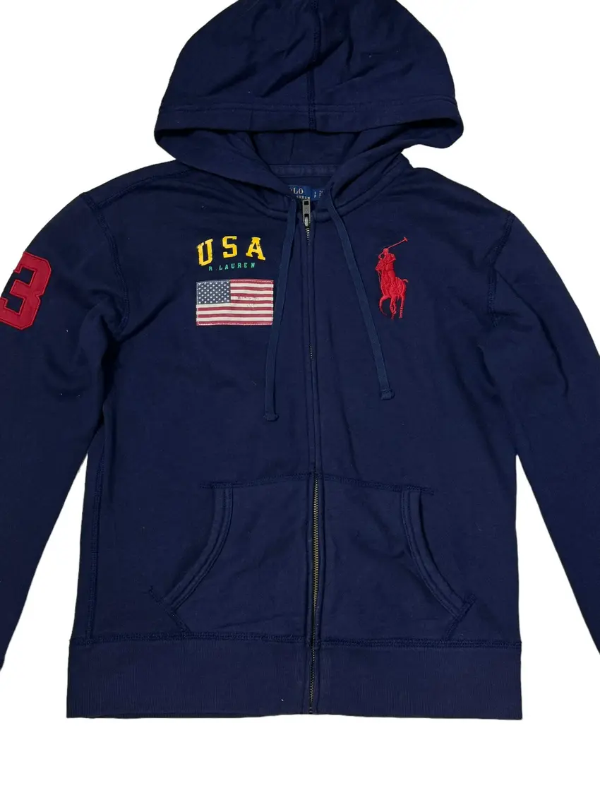 POLO RL ZIPPER HOODIE USA