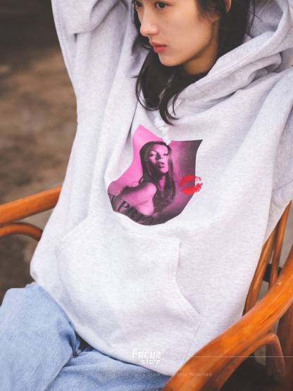  FW24 Week14 Kate Moss Hooded Sweatshirt 