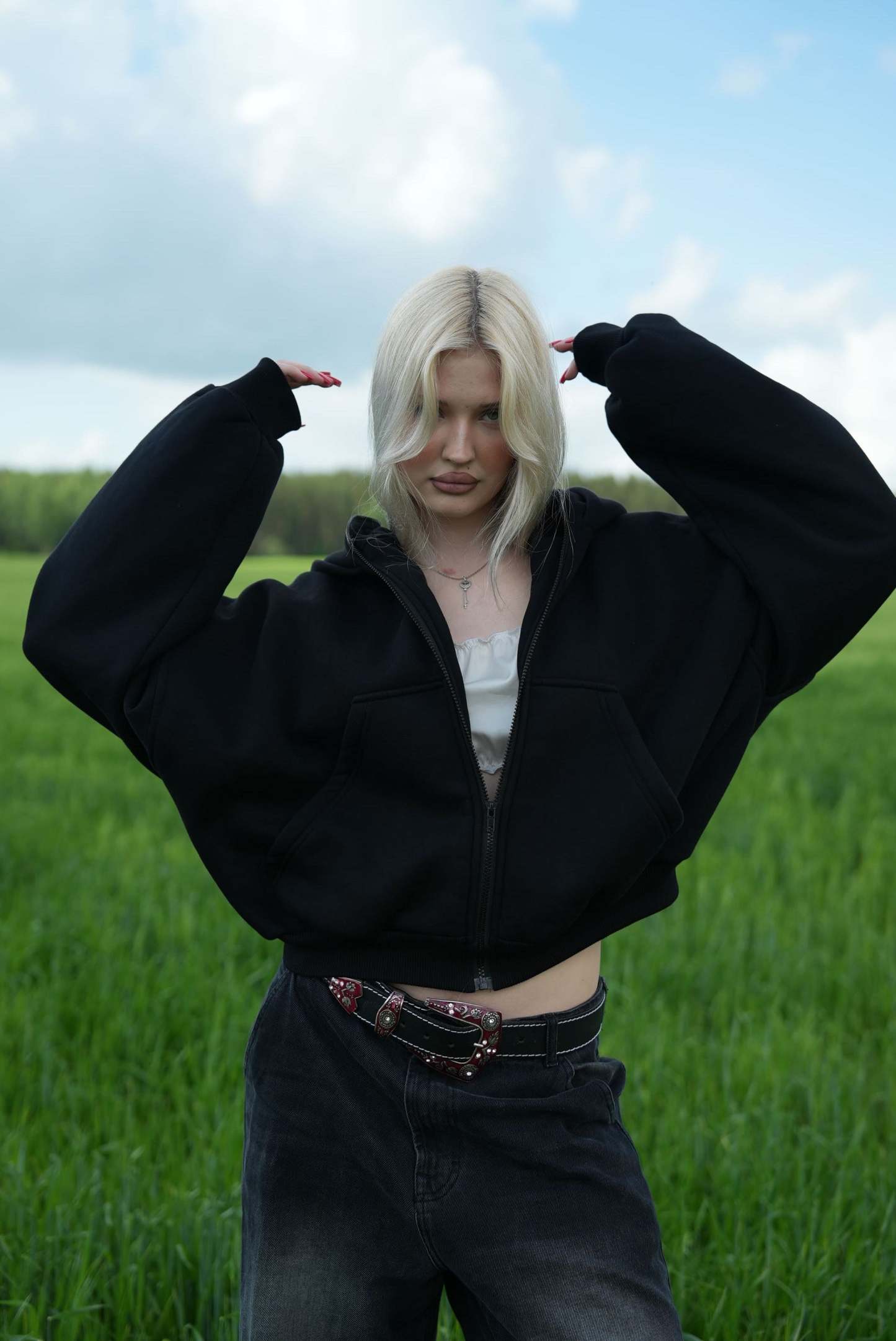 470 GSM BALACLAVA HOODIE LIMITED BLACK