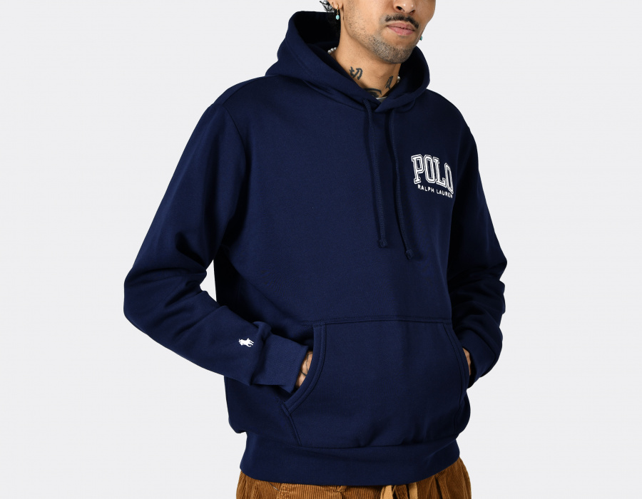 Polo Ralph Lauren Graphic Fleece Hoodie Cruise Navy