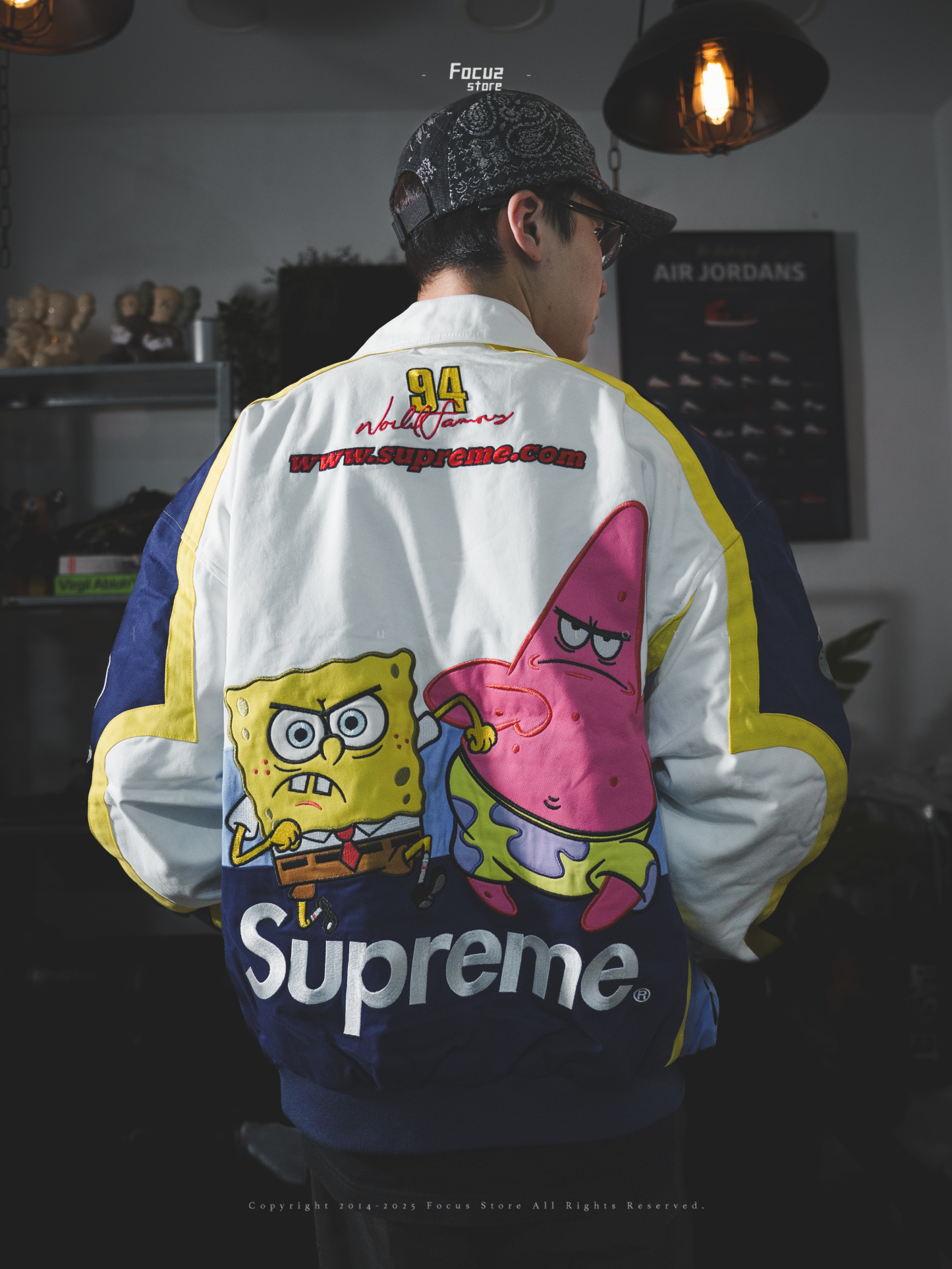  Spongebob Squarepants x SS25 Week11 Jeff Hamilton Racing Jacket 