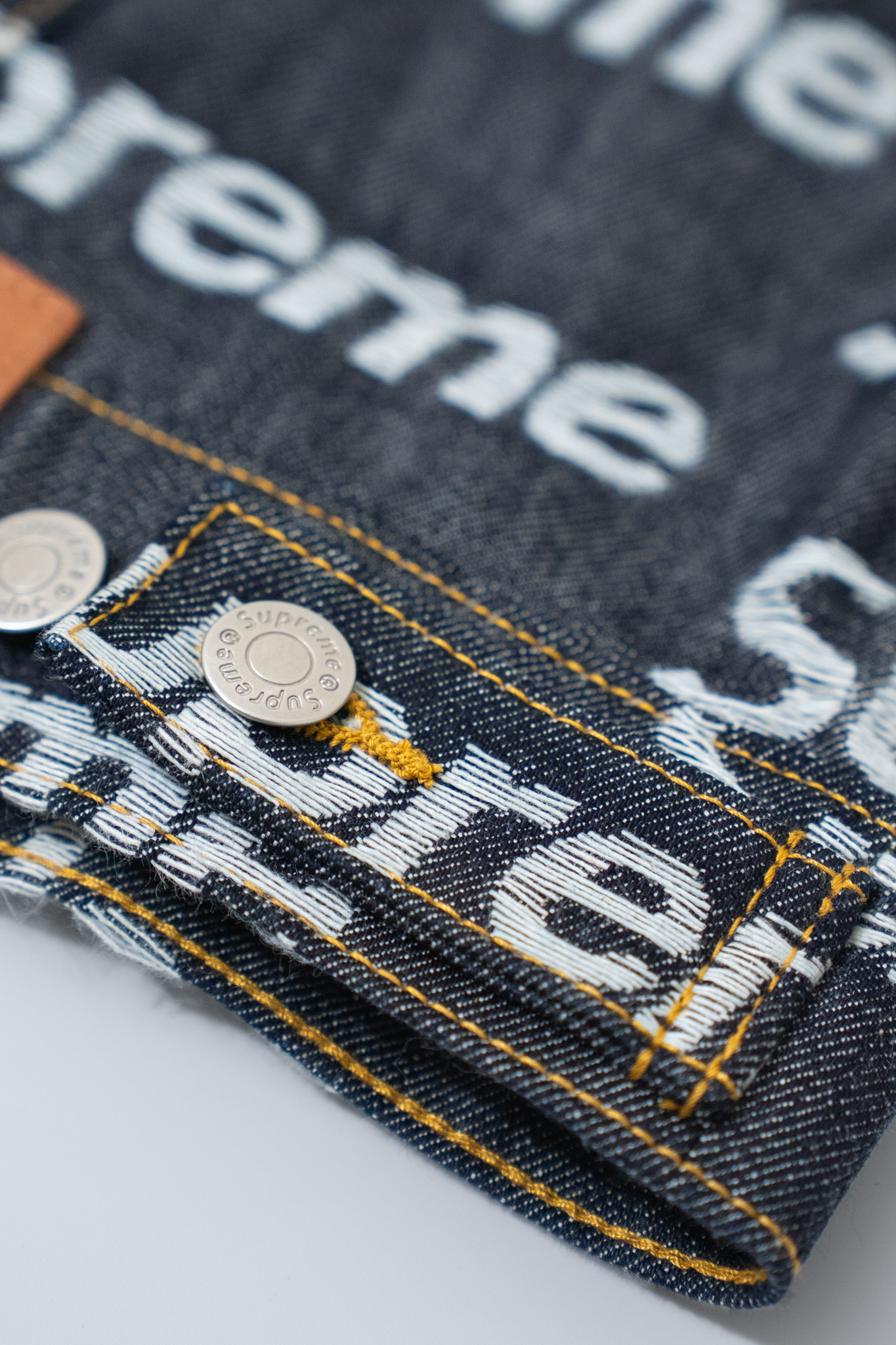  FW25 Week10 Jacquard Logos Denim Trucker Jacket 