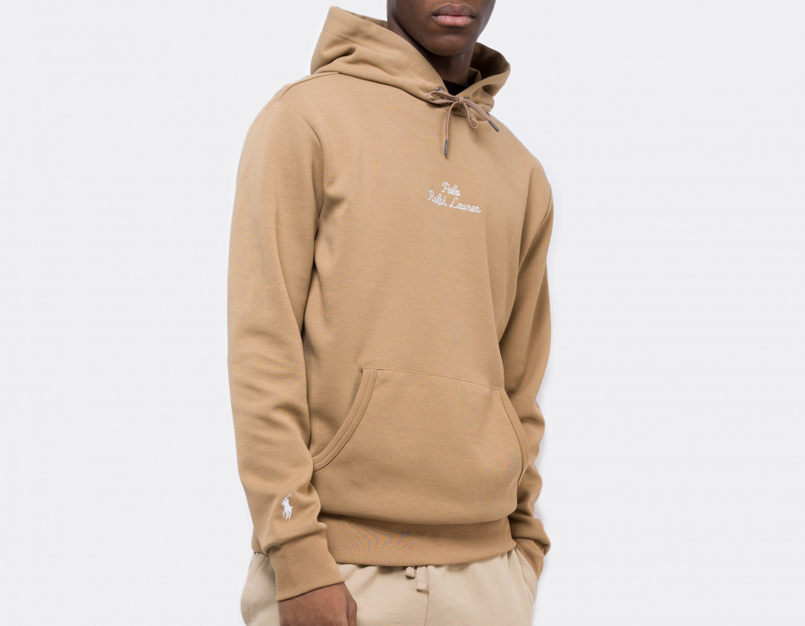 Polo Ralph Lauren Embroidered Logo Hoodie Desert Khaki