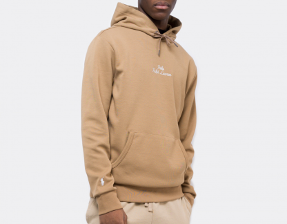 Polo Ralph Lauren Embroidered Logo Hoodie Desert Khaki