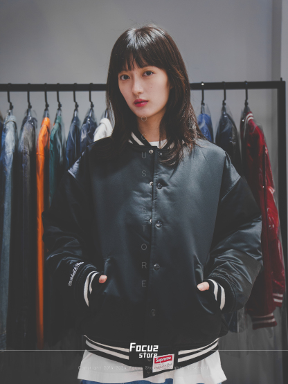  Mitchell&Ness x FW24 Week12 Satin Varsity Jacket 