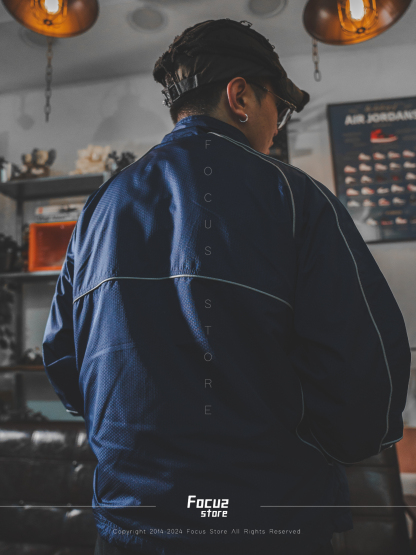  FW24 Week11 Reflective Piping Pullover Jacket 