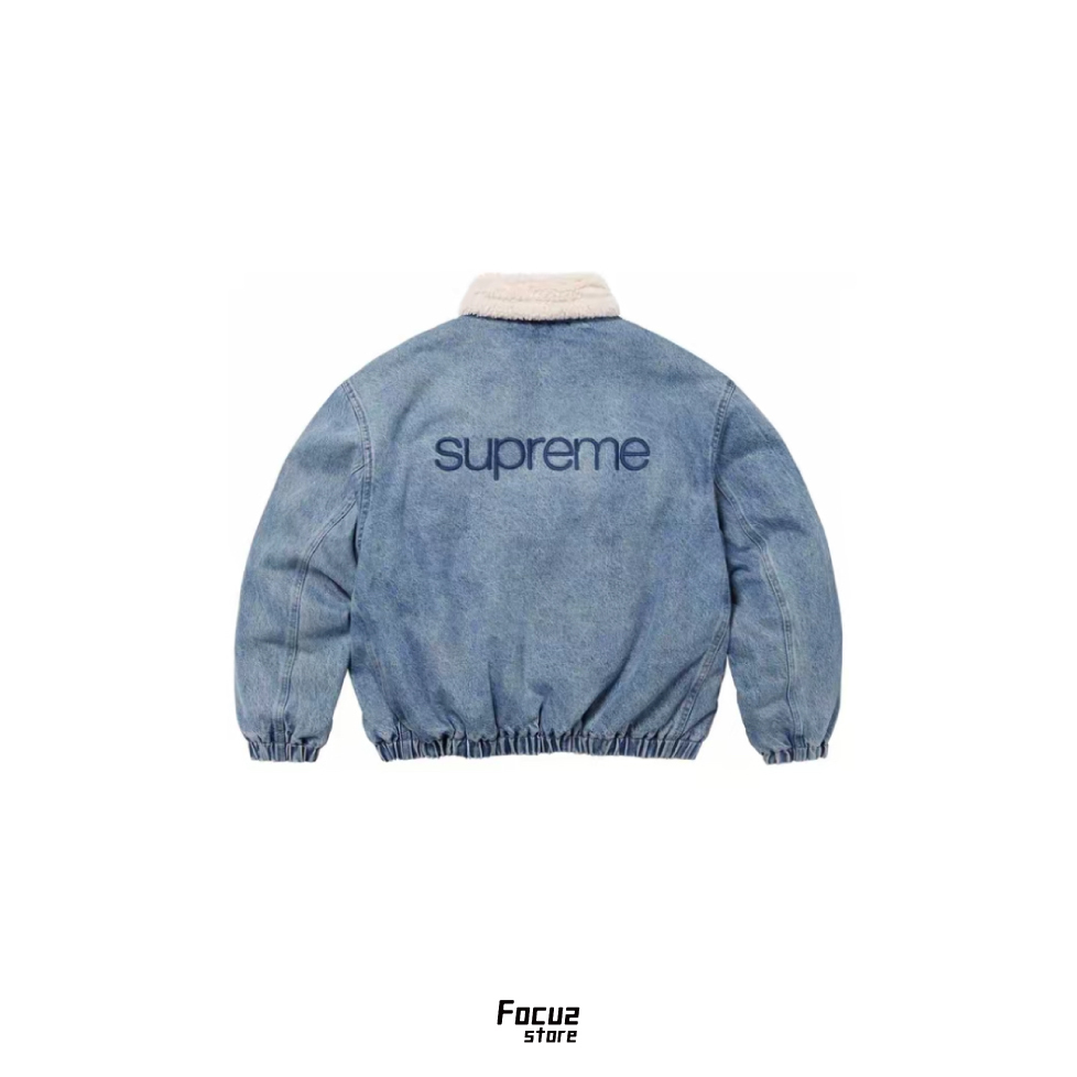  FW24 Week6 Faux Shearling Lined Bomber Jacket 