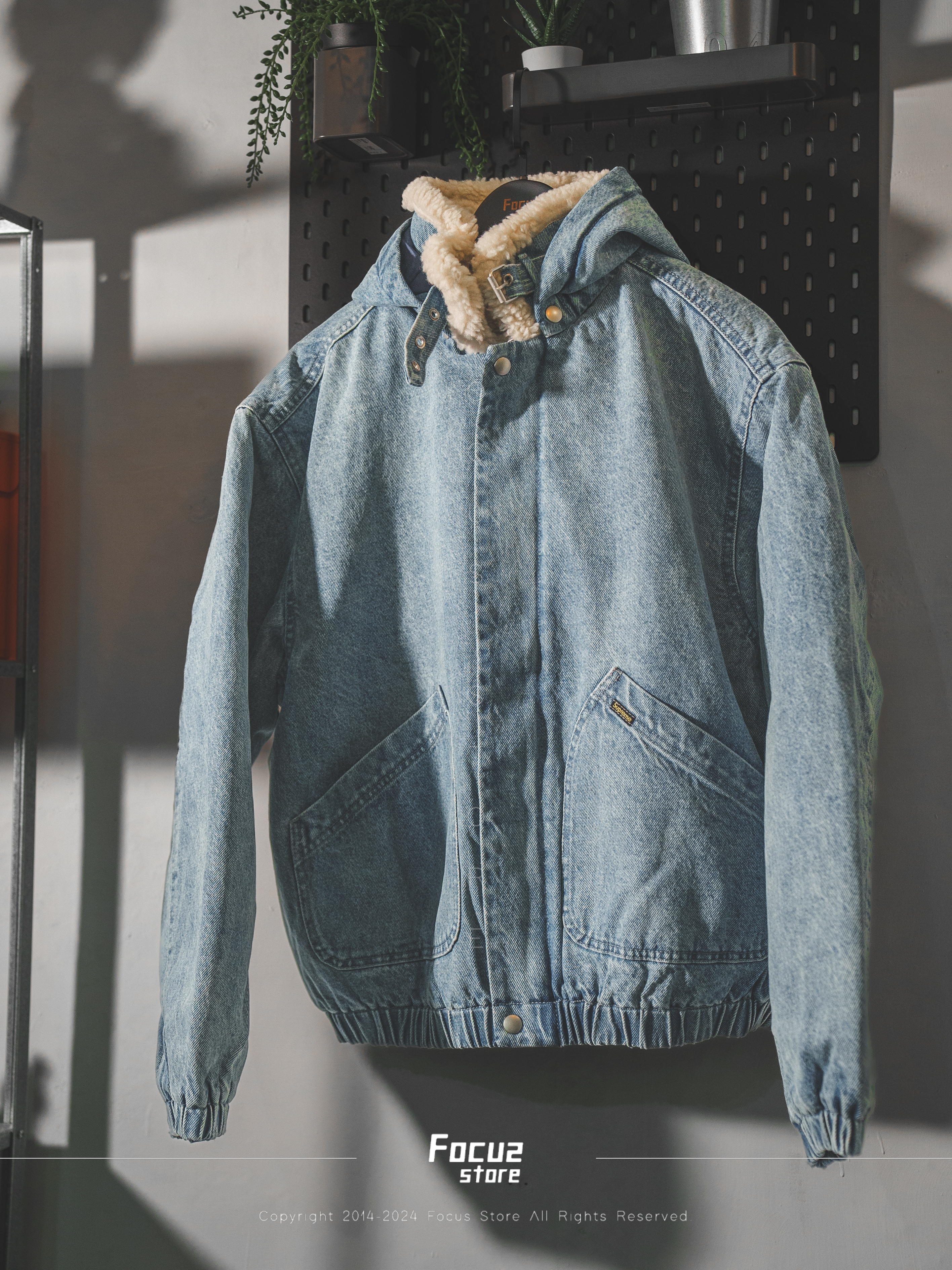  FW24 Week6 Faux Shearling Lined Bomber Jacket 