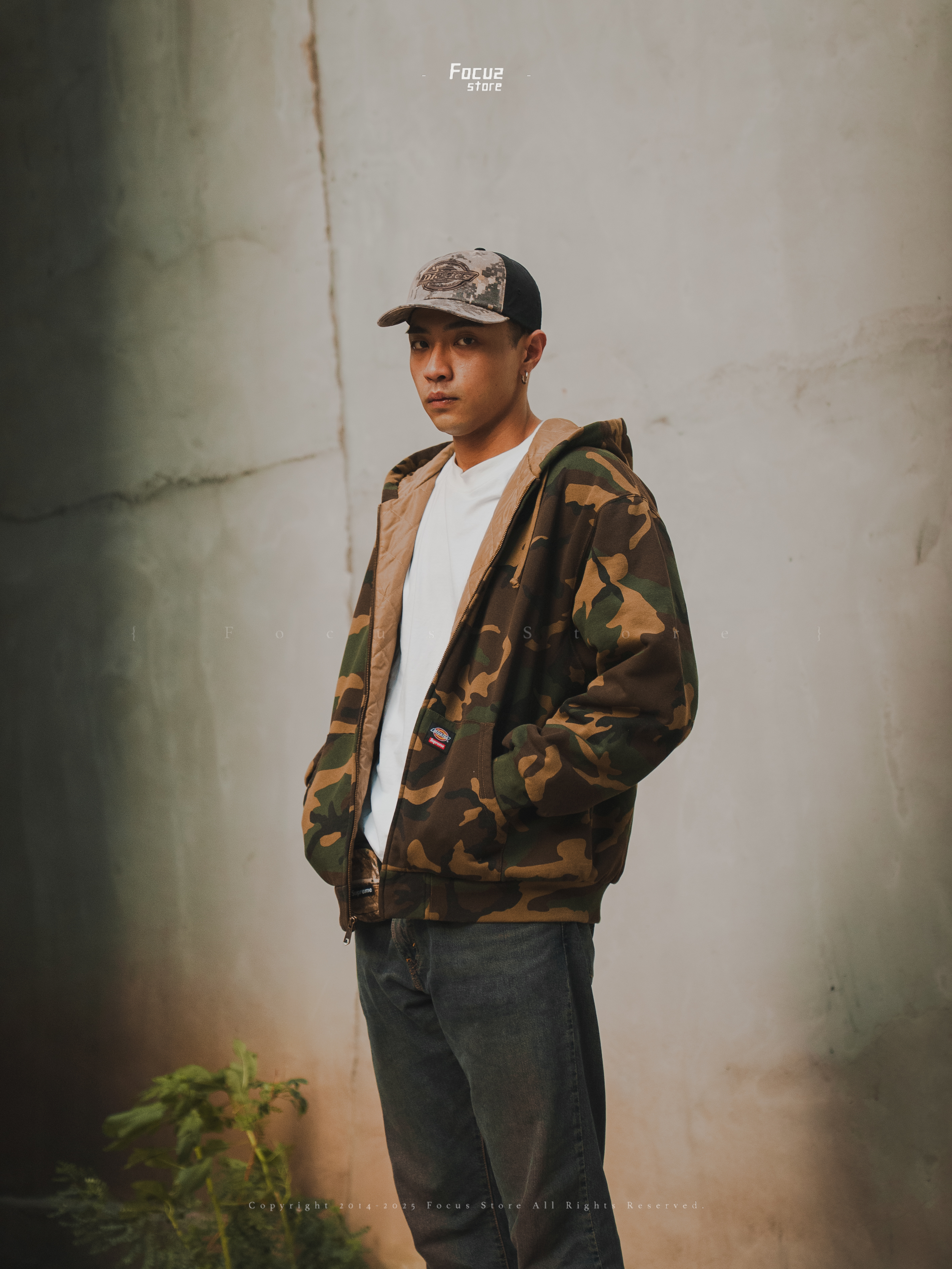  x Dickies FW25 Week 4 Quilted Lined Zip Up Hooded Sweatshirt