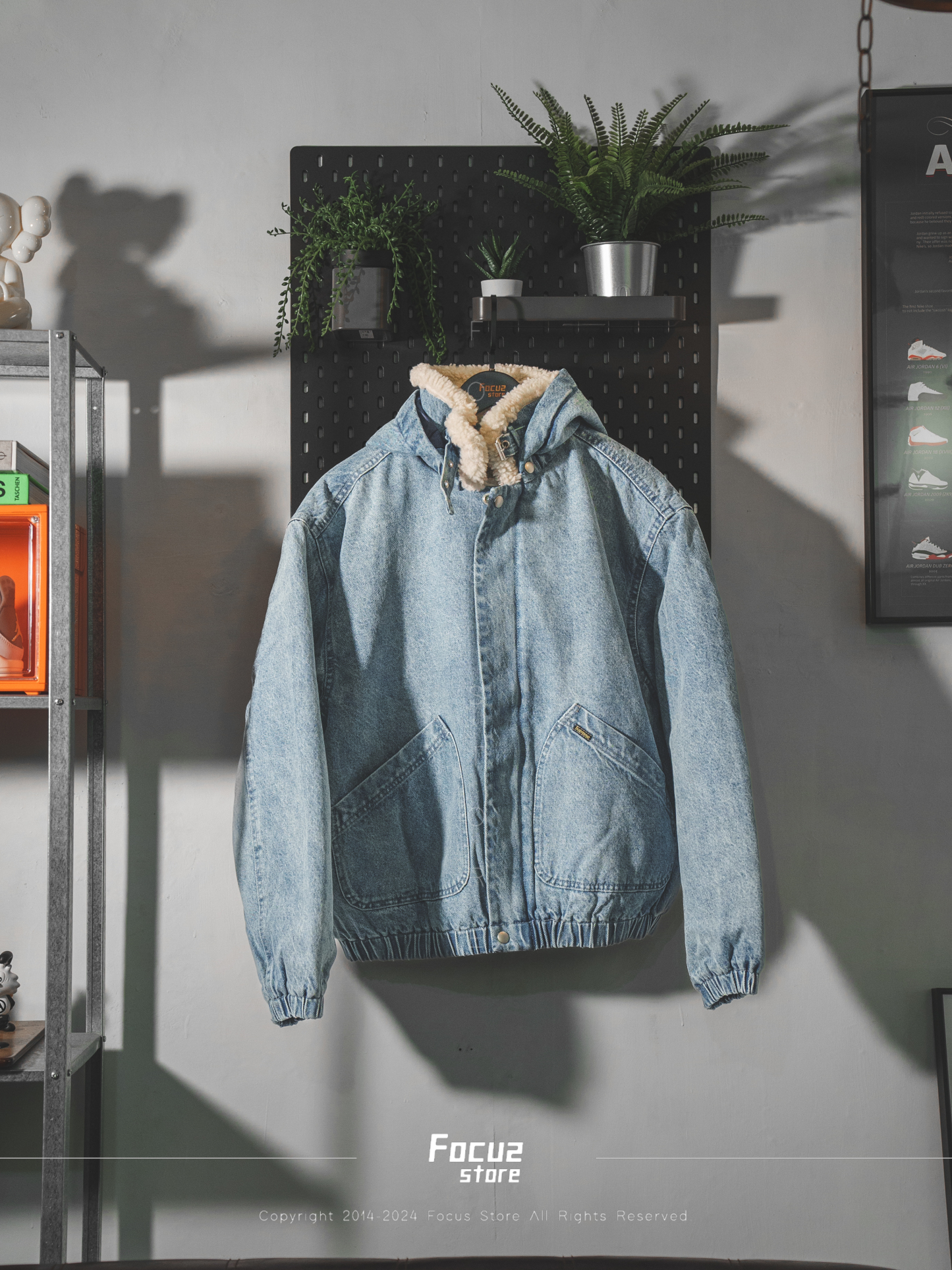  FW24 Week6 Faux Shearling Lined Bomber Jacket 