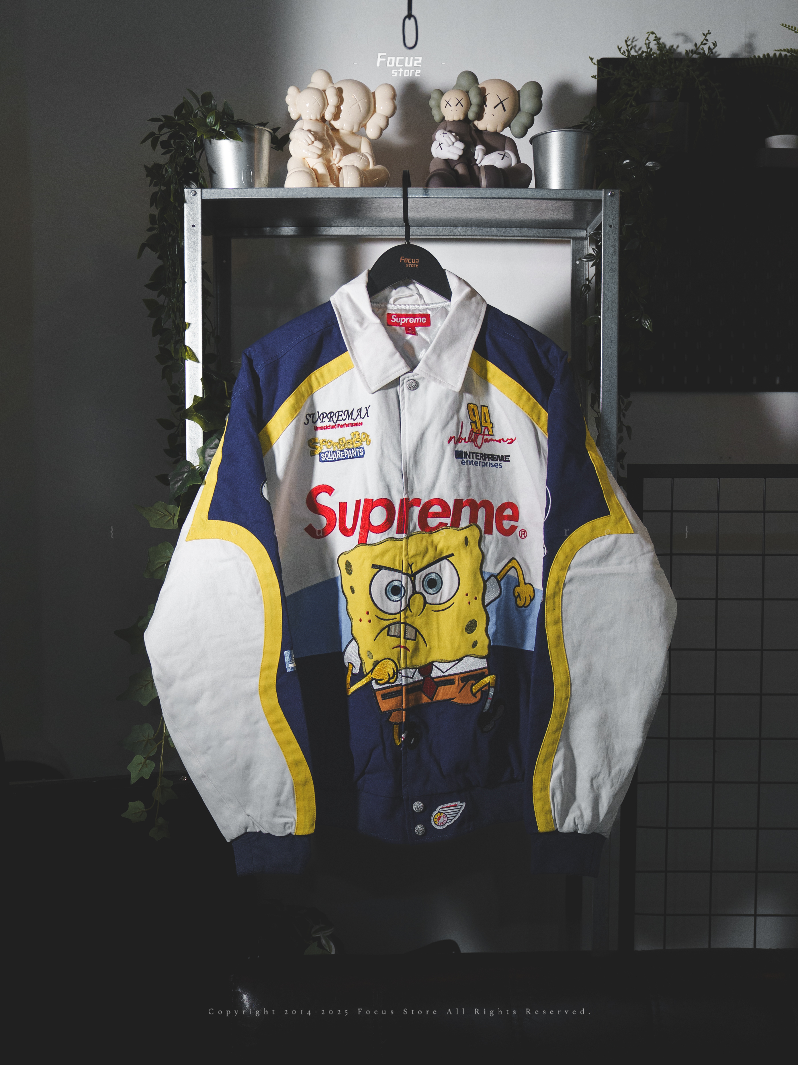  Spongebob Squarepants x SS25 Week11 Jeff Hamilton Racing Jacket 