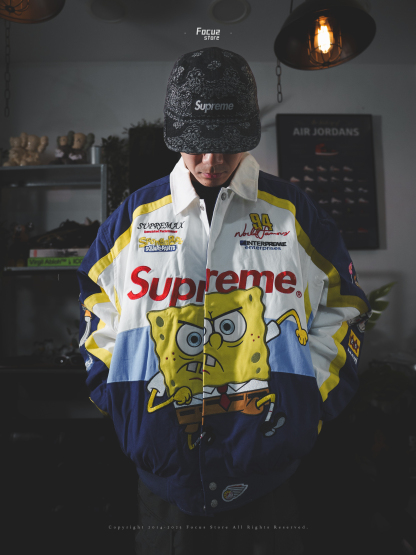  Spongebob Squarepants x SS25 Week11 Jeff Hamilton Racing Jacket 