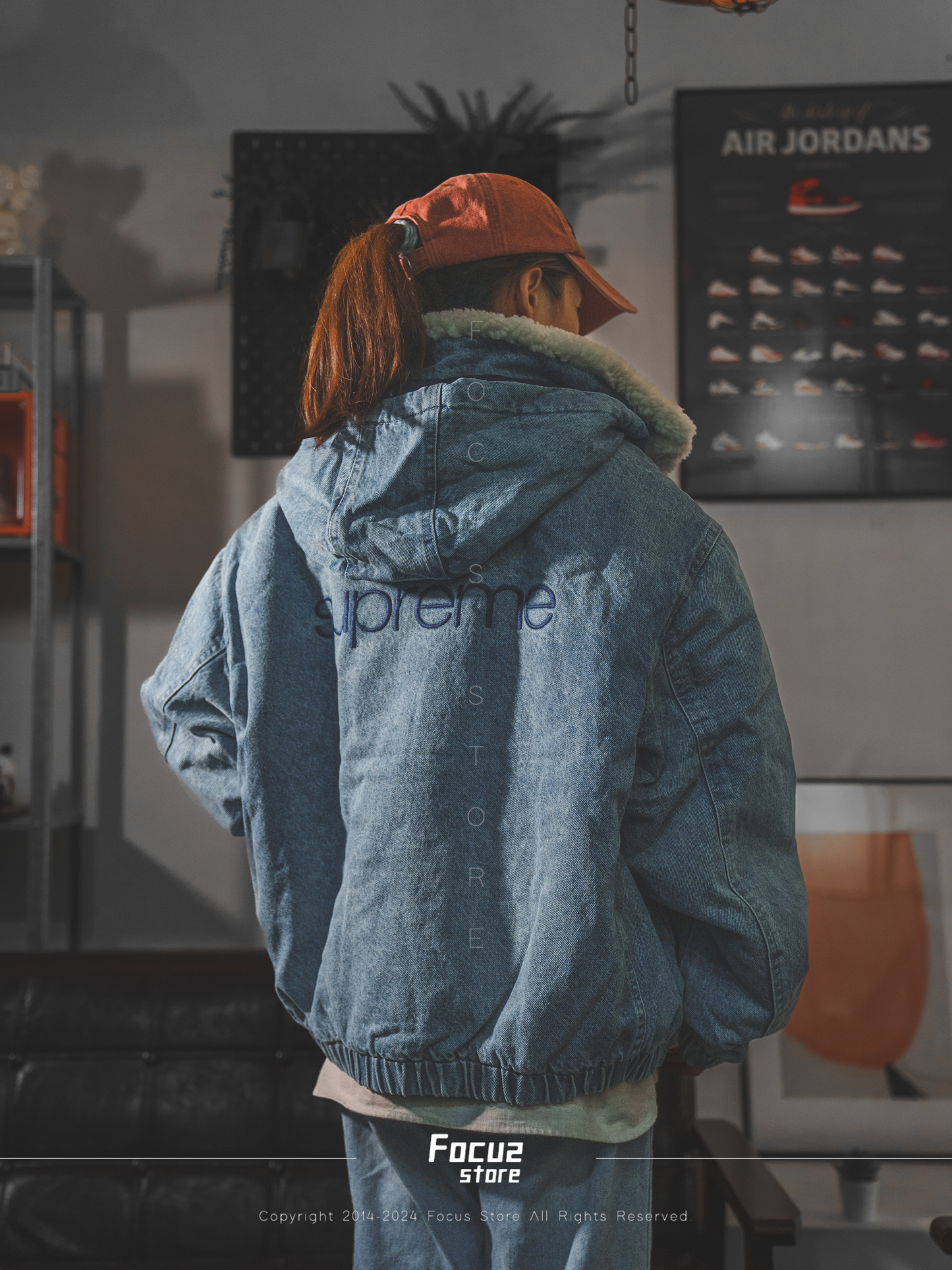  FW24 Week6 Faux Shearling Lined Bomber Jacket 