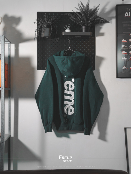  FW24 Week3 Satin Appliqué Hooded Sweatshirt 背字Logo 帽T