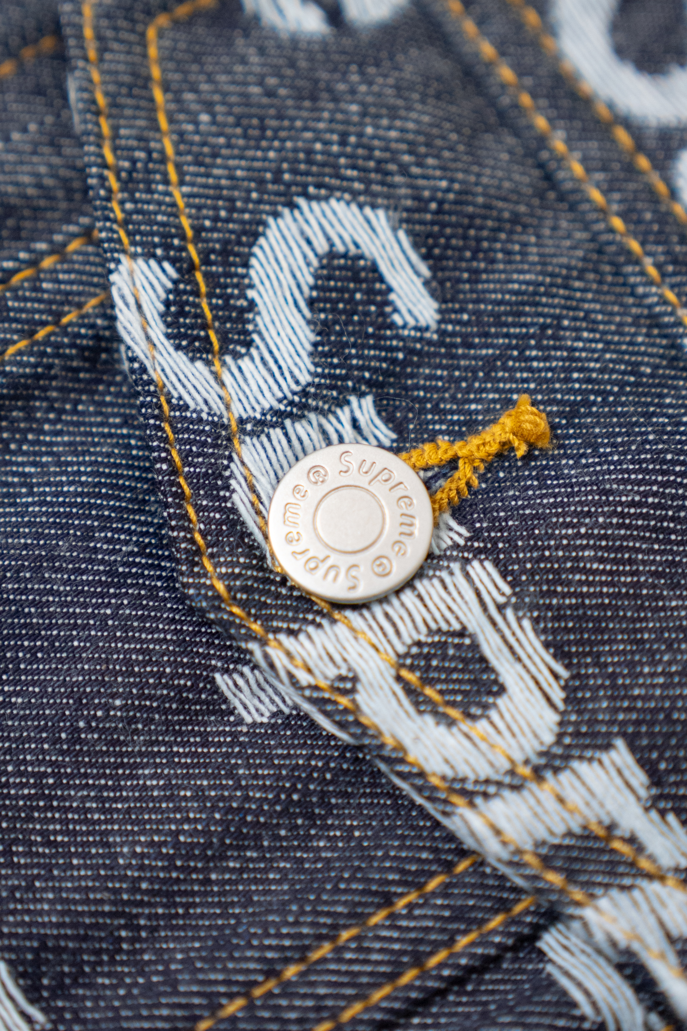  FW25 Week10 Jacquard Logos Denim Trucker Jacket 