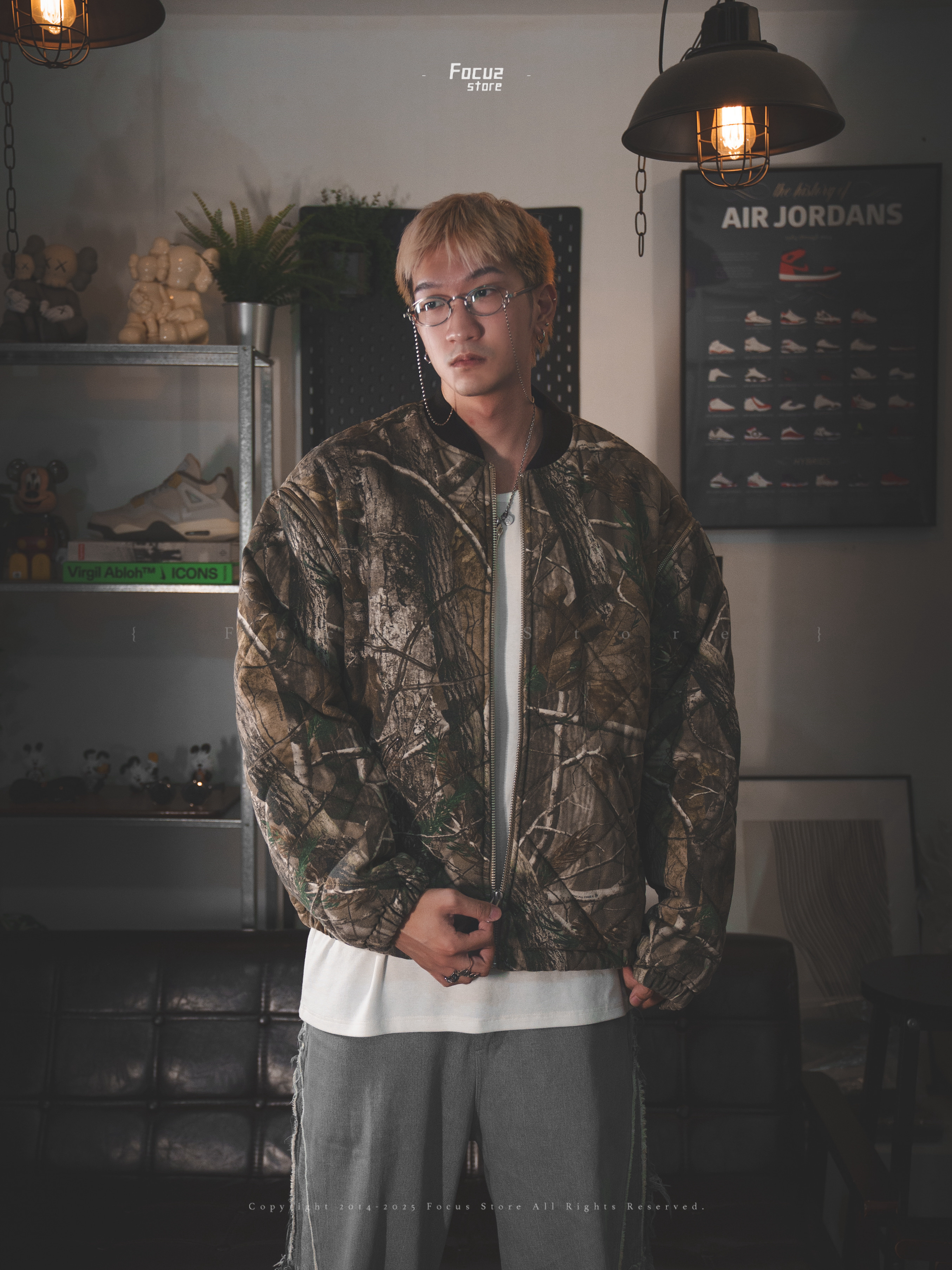  FW25 Week1 Zip-Off Sleeve Quilted Bomber Jacket 