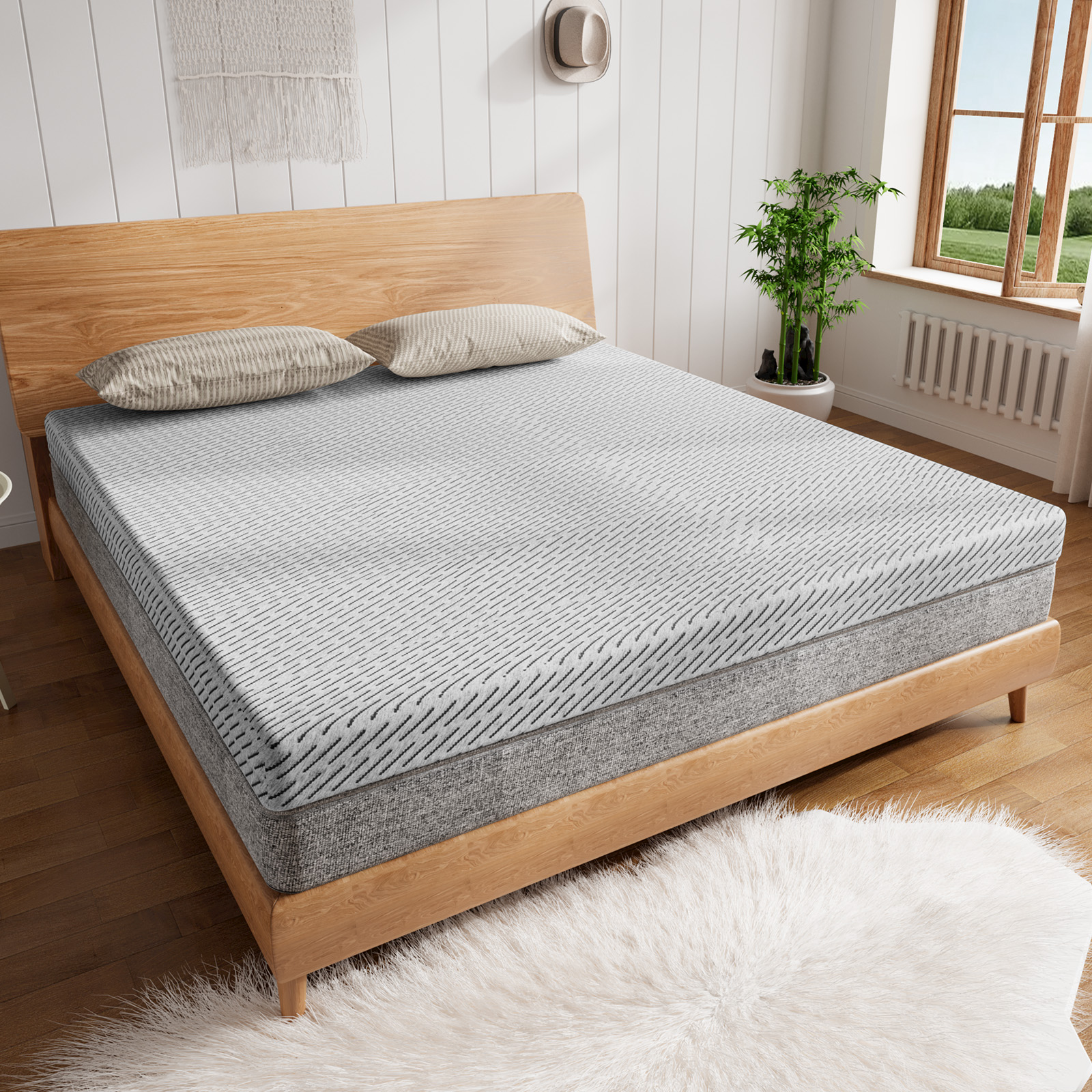Bamboo mattress topper