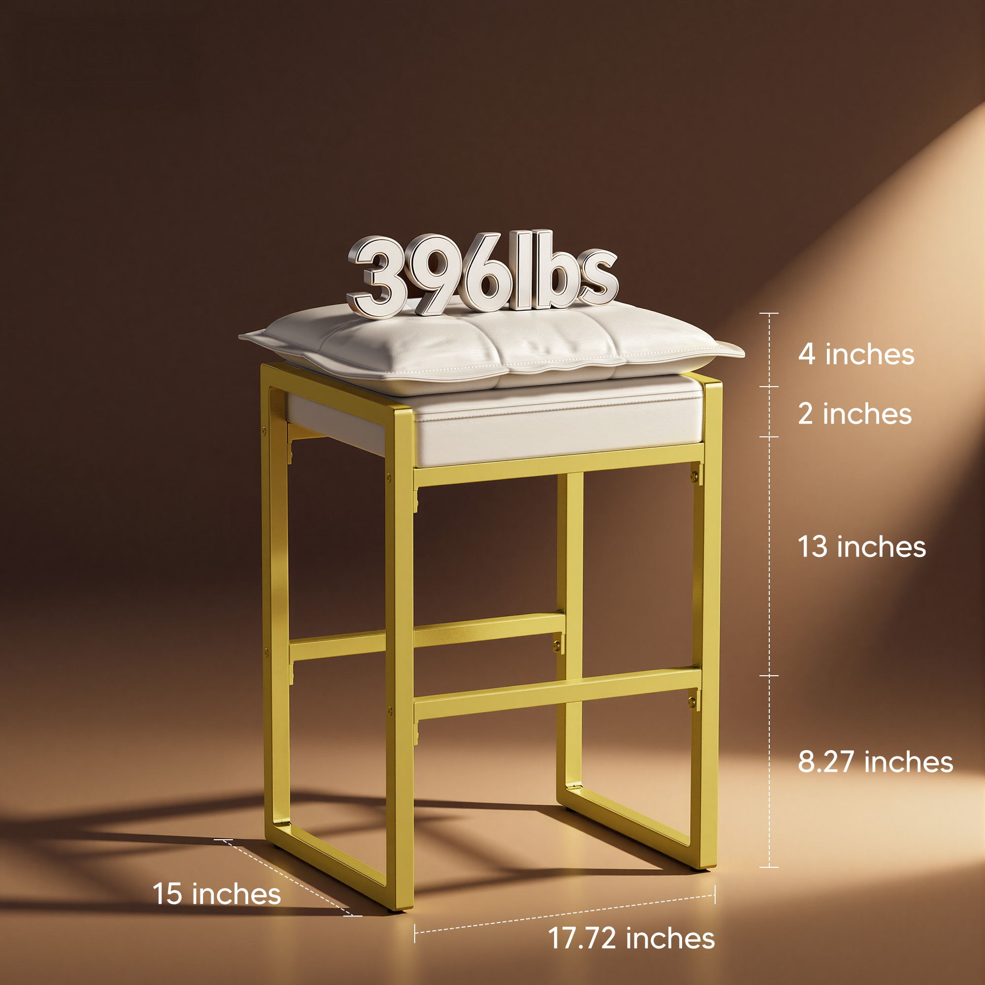 Height Bar Stools & Double-Layer Cloud Soft Cushion