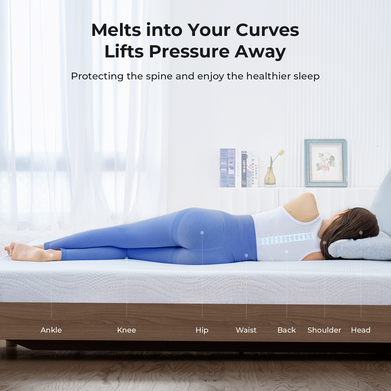 Cooling Mattress Top Single Bed XL Size 5.08cm