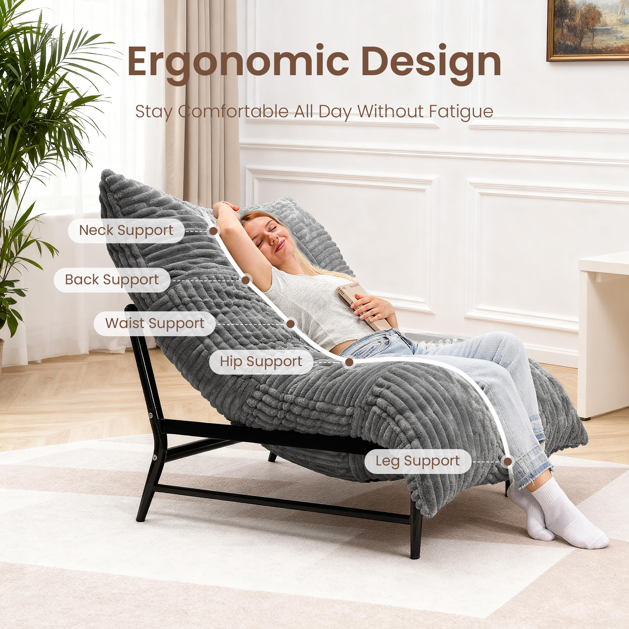 Giant Bean Bag Chair & Sofa Bed