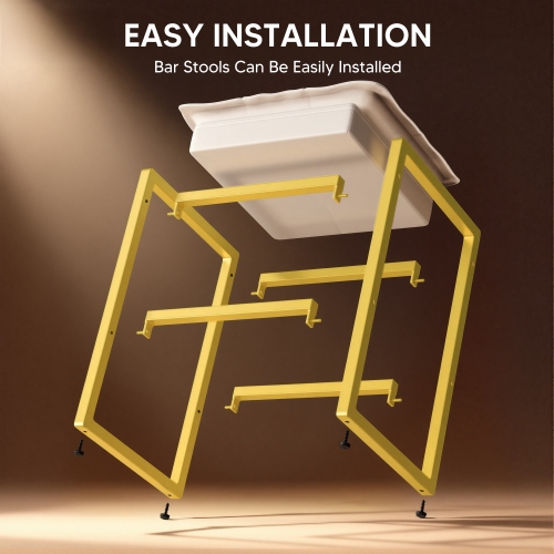 Height Bar Stools & Double-Layer Cloud Soft Cushion