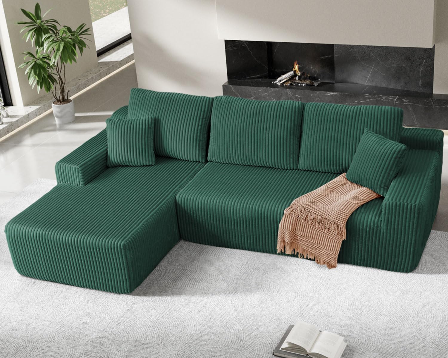 L-shaped Cloud Sofa-Homrelexa