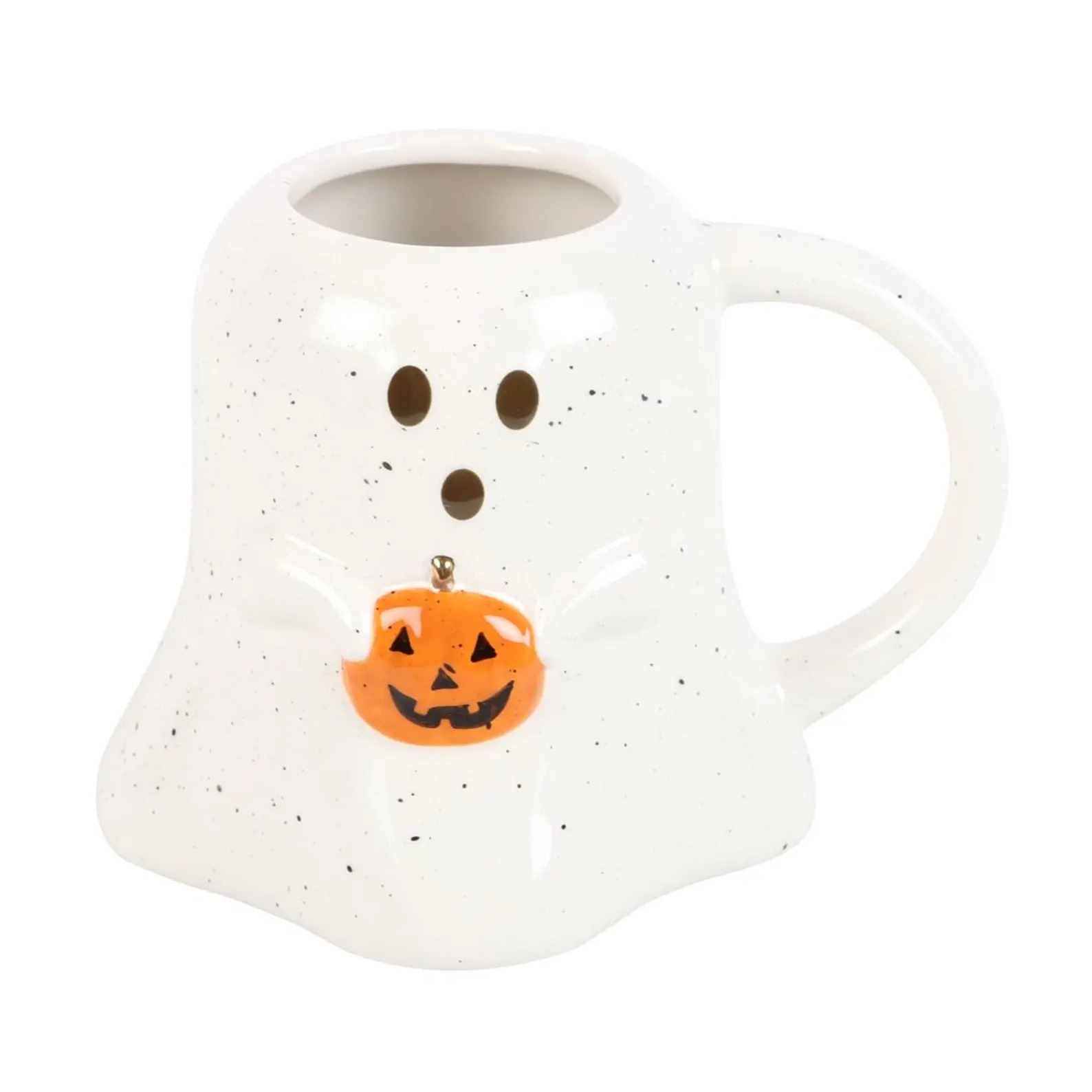 Ghost Mug - Holding Pumpkin