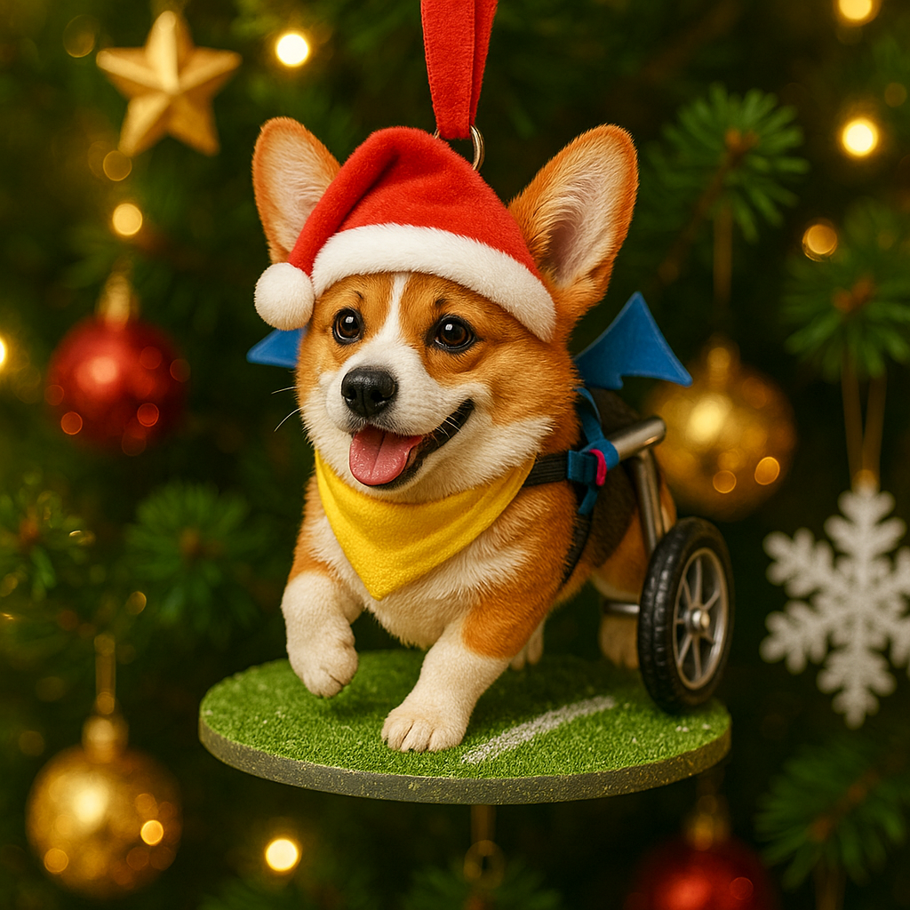  Run with Hope – Christmas Dog Ornament Collection