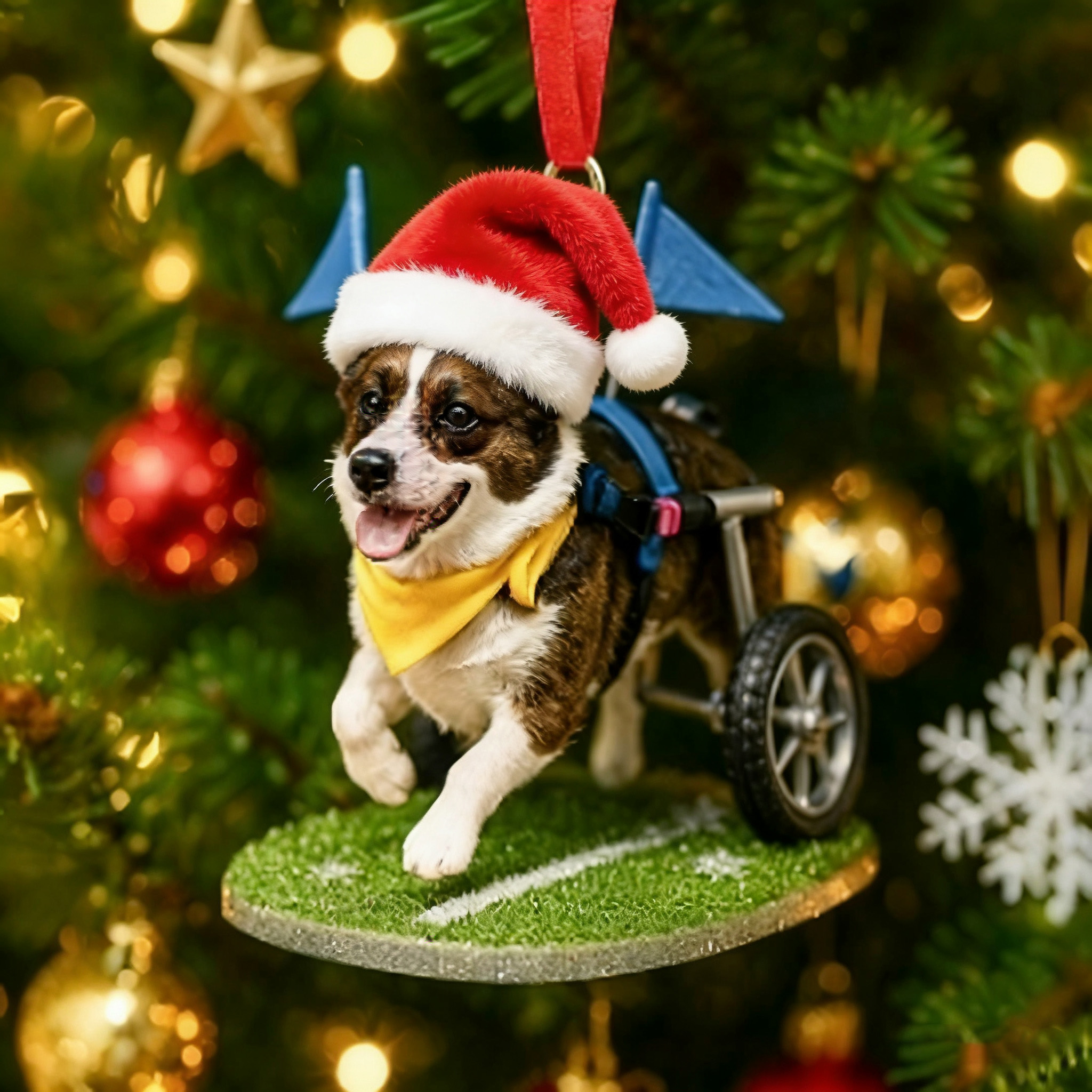  Run with Hope – Christmas Dog Ornament Collection