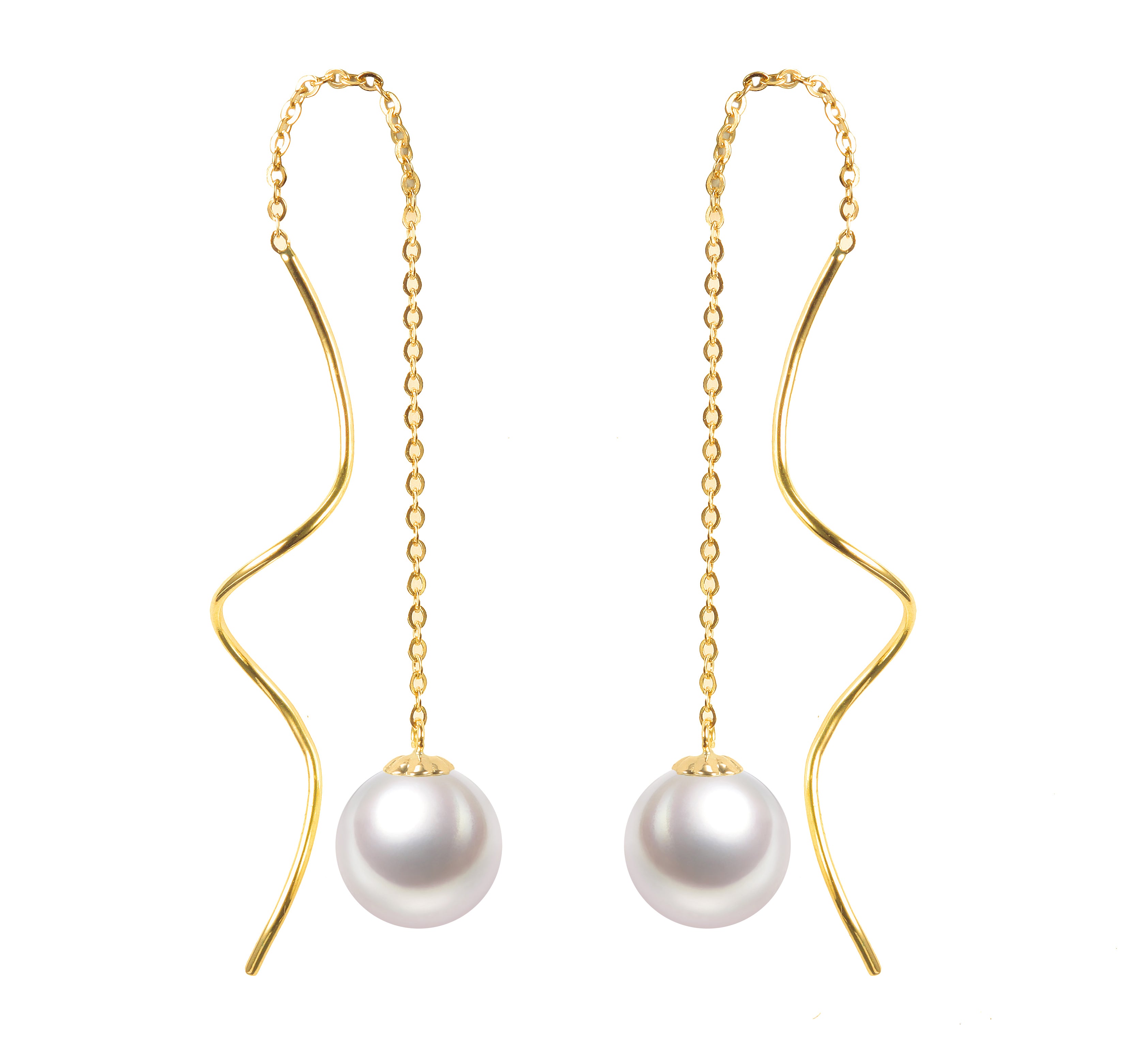 G18k Waves of Change Pearl Ear Lines