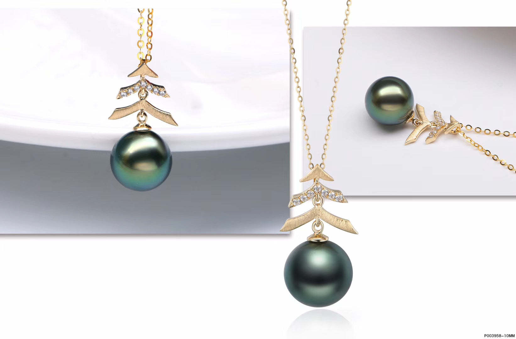 G14K Golden Tree Edison Pearl Pendant - Timeless Pearl