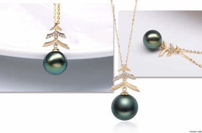 G14K Golden Tree Edison Pearl Pendant - Timeless Pearl