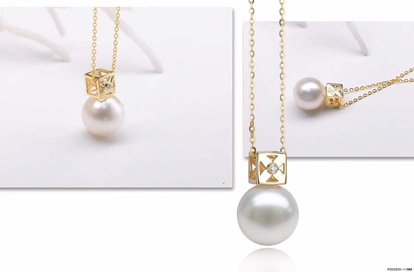 G14K Magical Box Edison Pearl Pendant - Timeless Pearl