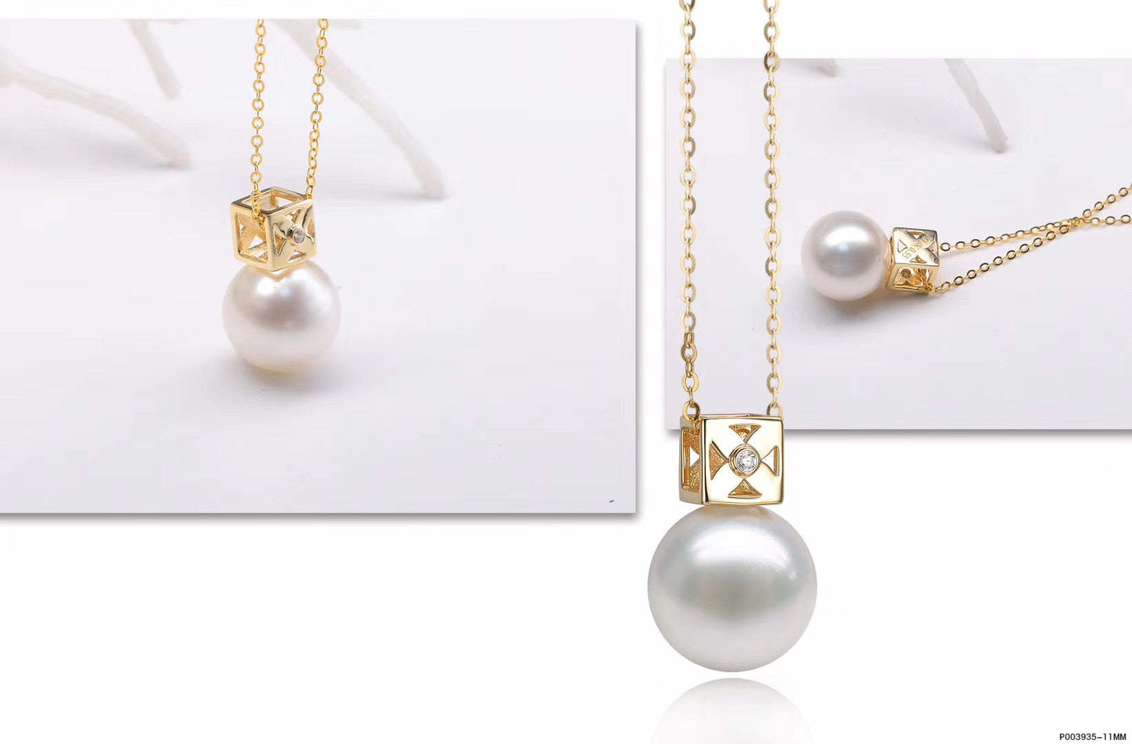 G14K Magical Box Edison Pearl Pendant - Timeless Pearl