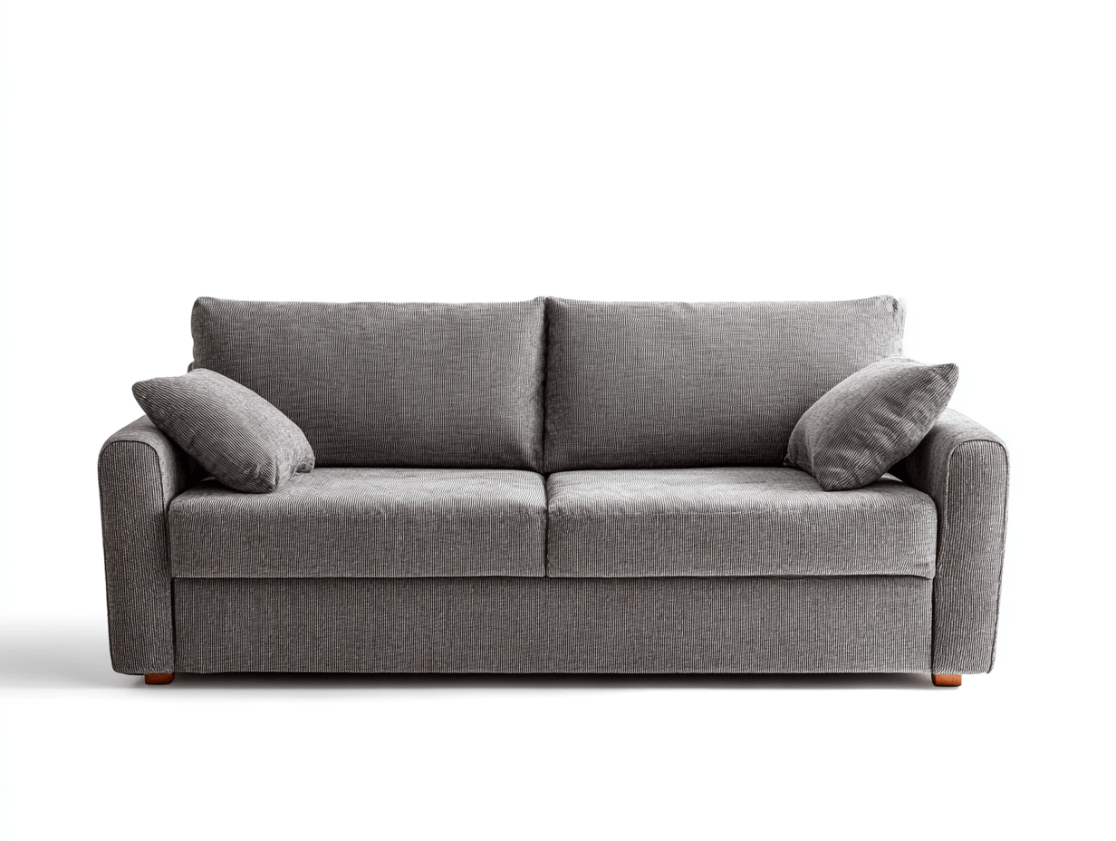 2-zitsbank – stof – grijs – modern design