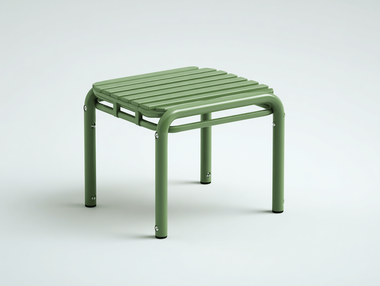 Tuin kruk – metaal – groen – compact design