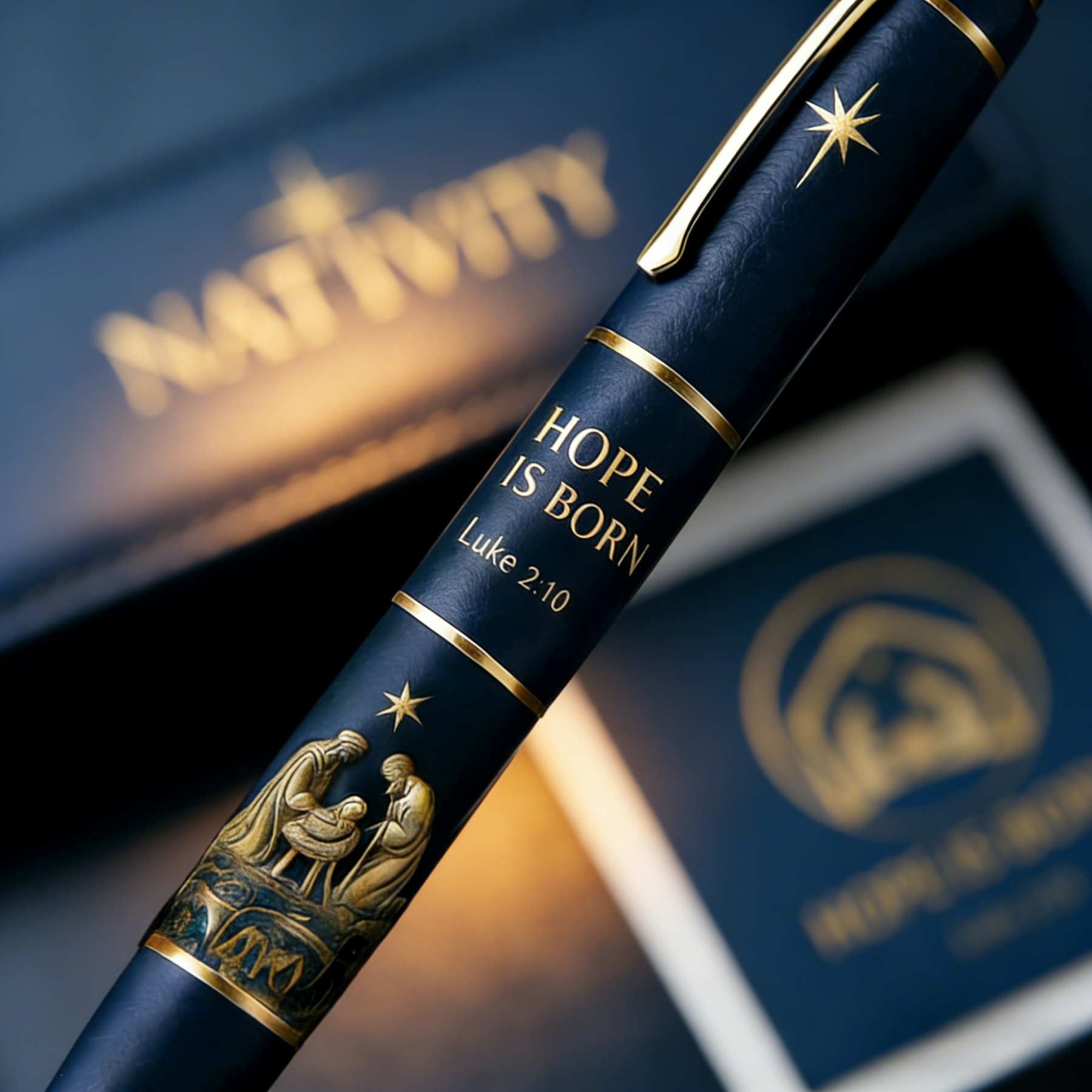 Nativity “Hope Is Born” Commemorative Pen