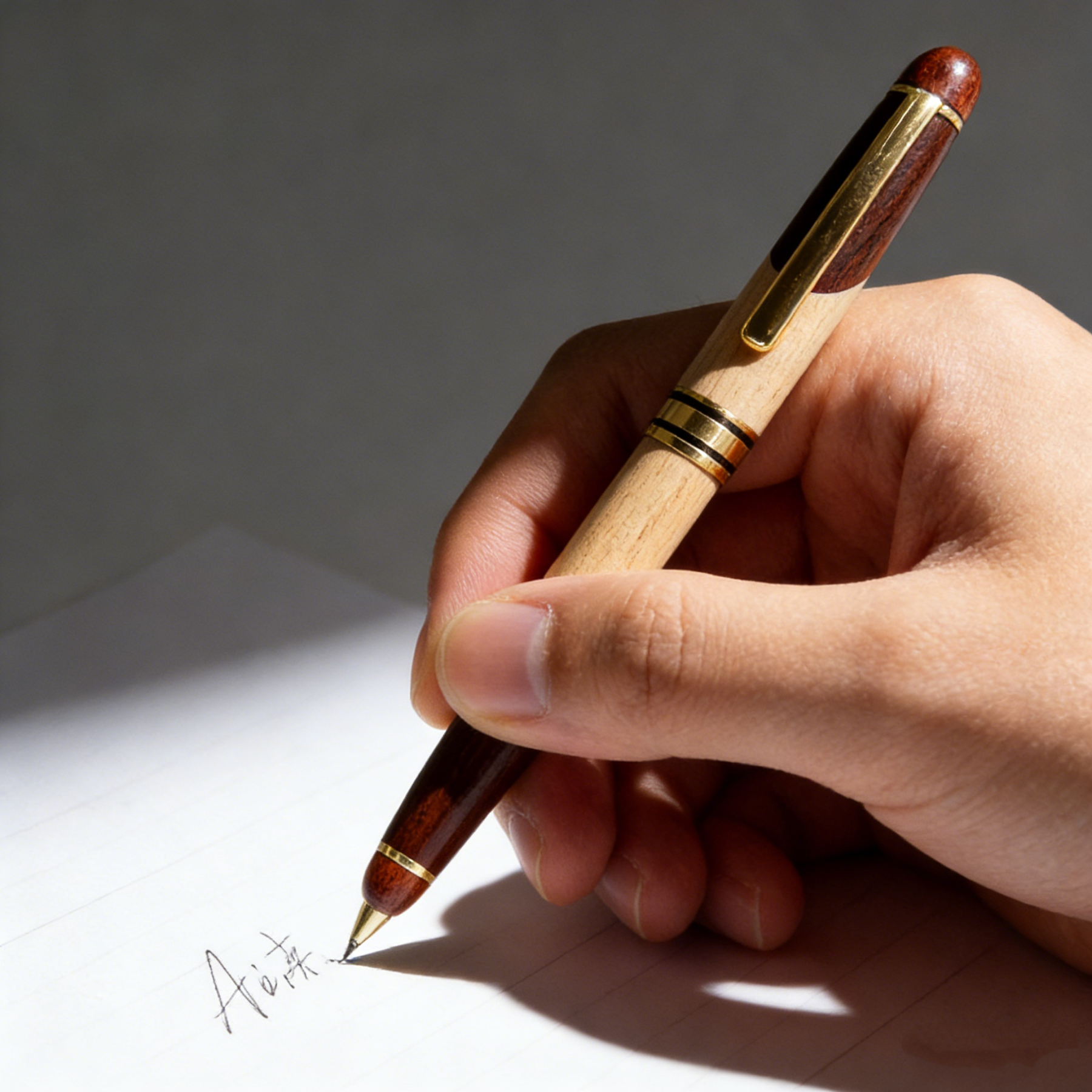 Handcrafted Wooden Pen Gift Set | Smooth Writing Ballpoint Pen in Wooden Case ✍️🌿