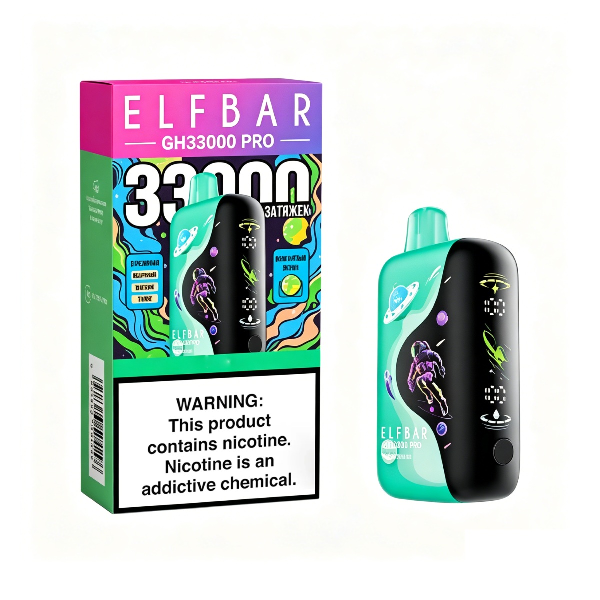 ELF BAR GH33000 Pro: Smart Triple Mode · 33K Puffs · Full Customization