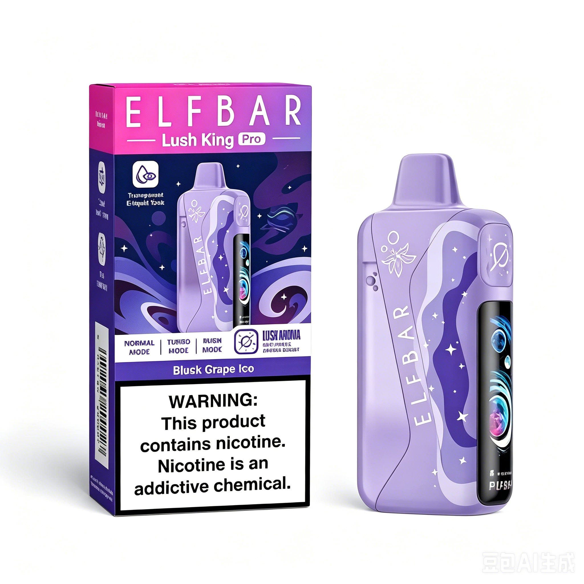 Elf Bar Lush King Pro Disposable Vape 3 Modes 40000 Puffs