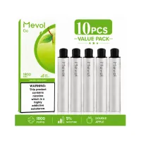 10Pcs Mevol Go 1800 Puffs 5% 5.2ml