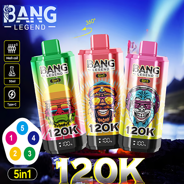 Bang Legend 120K Disposable Vape 120,000 Puffs