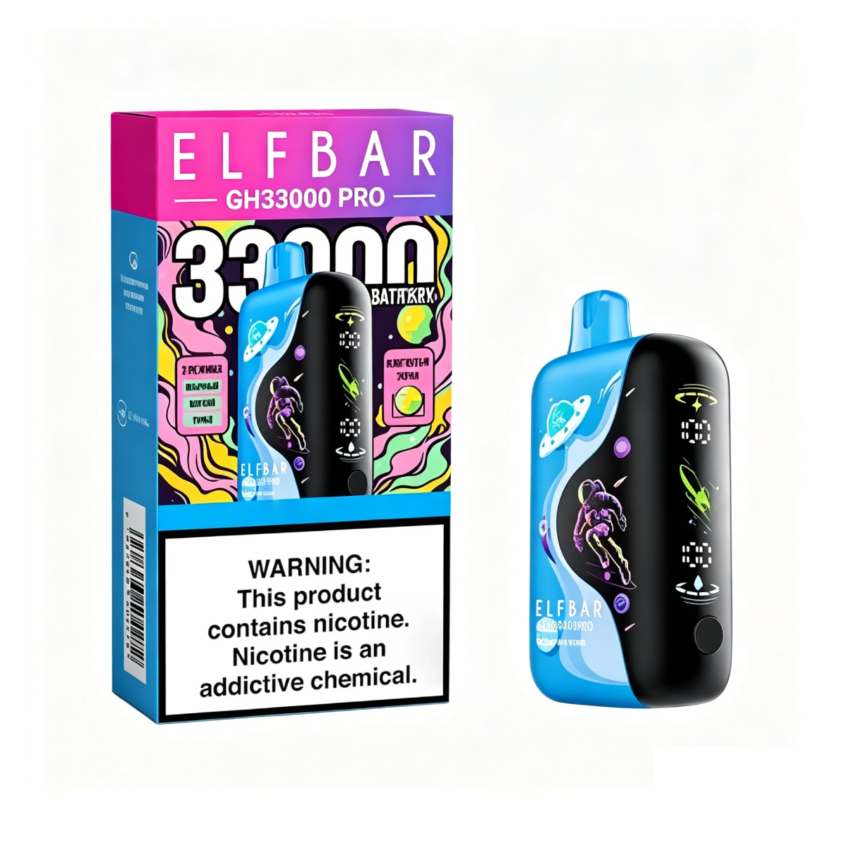 ELF BAR GH33000 Pro: Smart Triple Mode · 33K Puffs · Full Customization