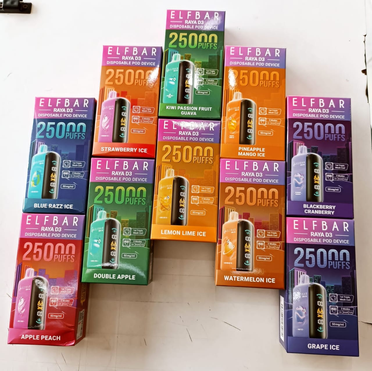 Elfbar Raya D3 25000 Puffs 5%