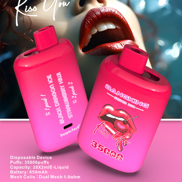 Coming Soon 10PCS Bang King 35K 2 in 1 Flavor