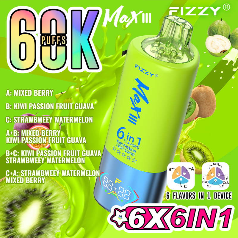 Fizzy 60000 Puffs 60ml (EU Warehouse)