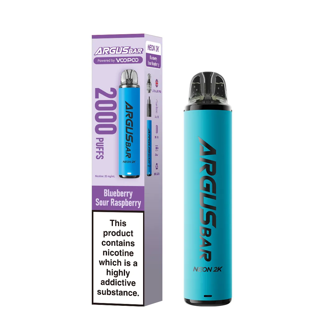 [10PCS] Argus Bar Neon 2K Disposable Vape 20mg 5ml 