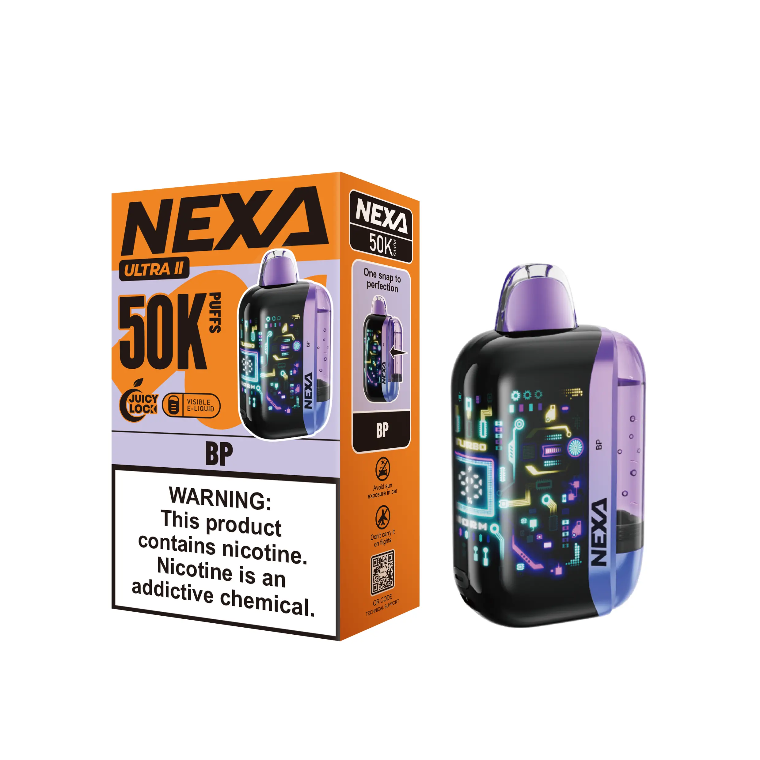 Nexa Ultra II 50K Disposable Vape (5%, 50000 Puffs)