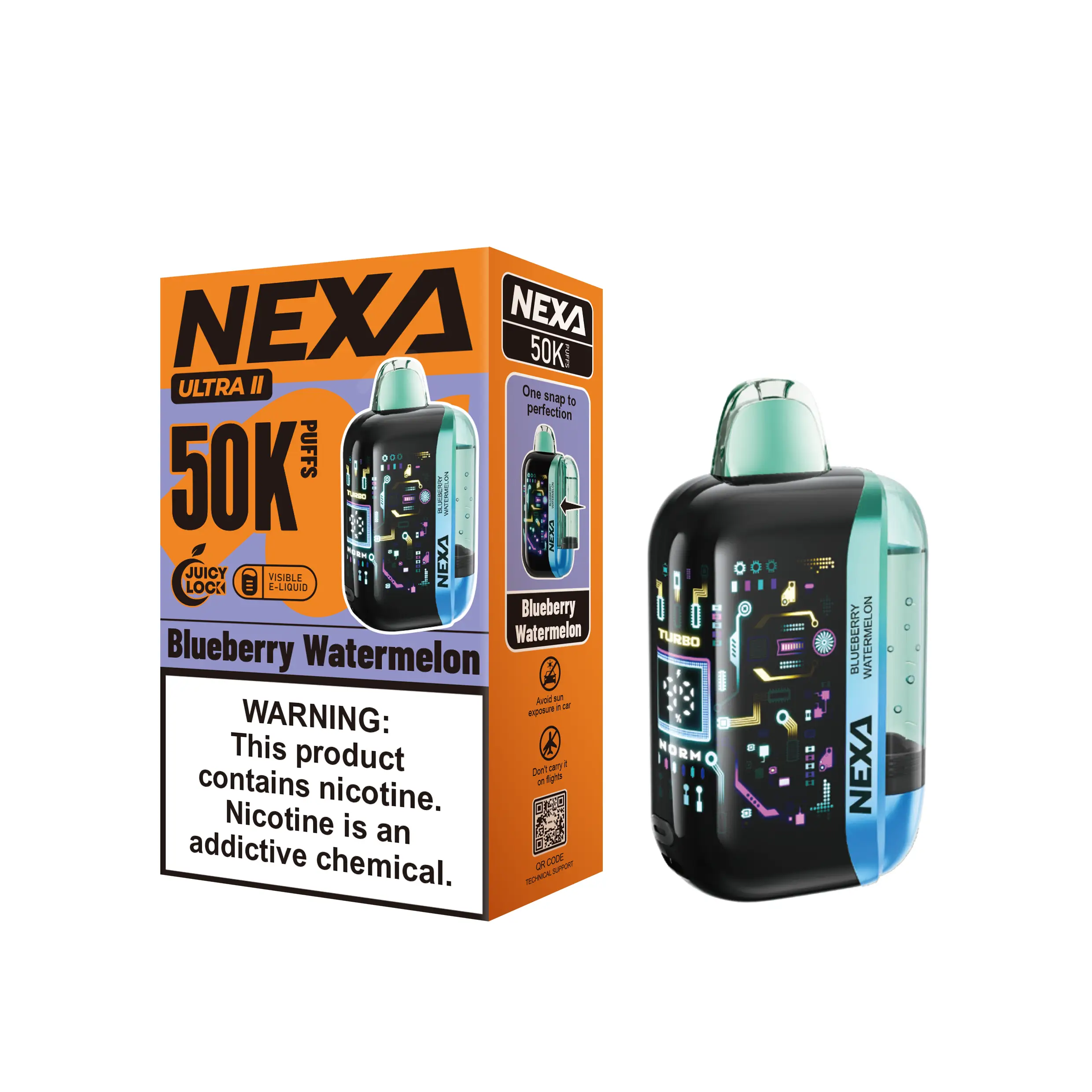 Nexa Ultra II 50K Disposable Vape (5%, 50000 Puffs)